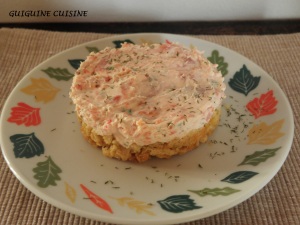 cheesecake saumon fumé tuc